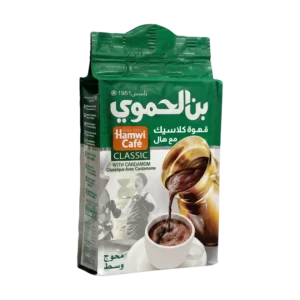 Hamwi Cafe Medium Roasted Turkish Classic Coffee (With cardamom) 480g
